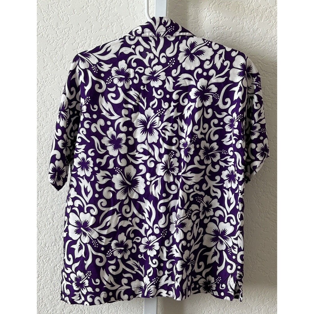 Uluwatitos Bali Island Boys Purple Short Sleeve Hawaiin Shirt Size 6‎ - Picture 4 of 8